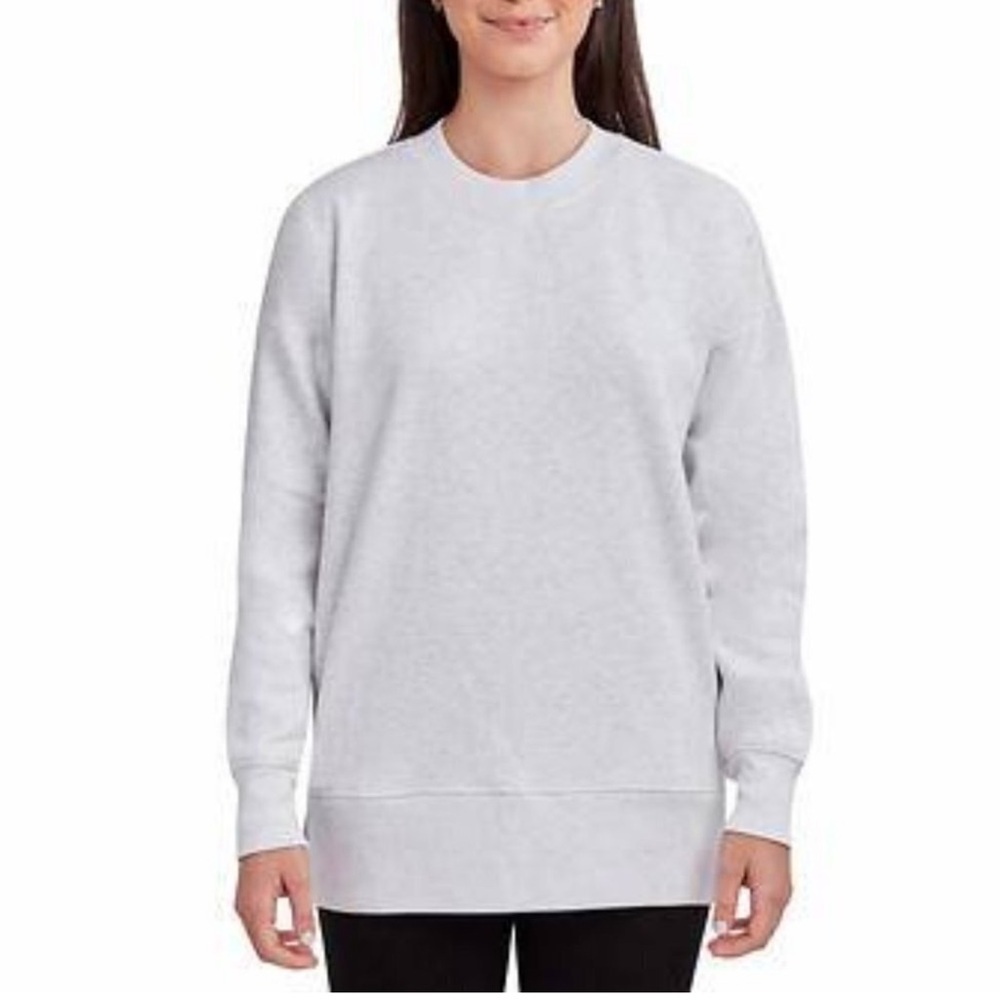Kirkland Signature Women's White Crew Neck Sweater